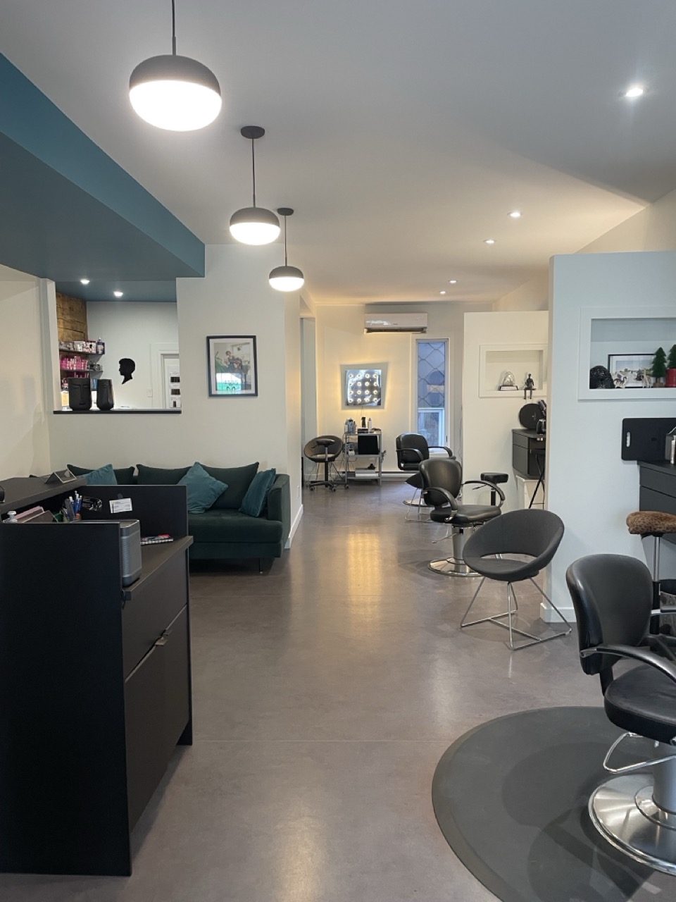 Ambiance lounge du salon